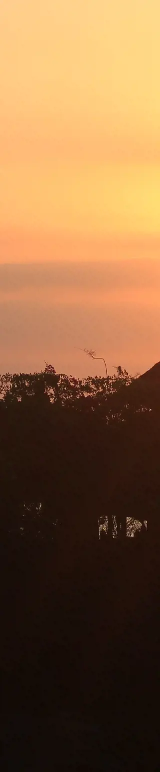 Geniesse den Sonnenuntergang